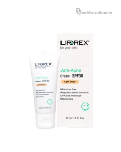 کرم ضد جوش رنگی لیپورکس Liporex حجم 30 میلی لیتر