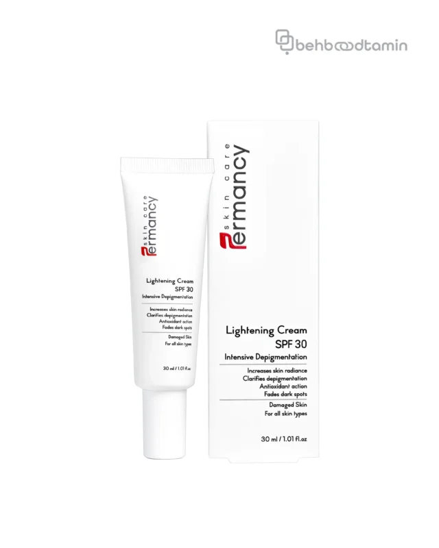 کرم روشن کننده و ضد لک SPF 30 پرمانسی permancy حجم 30 میلی لیتر