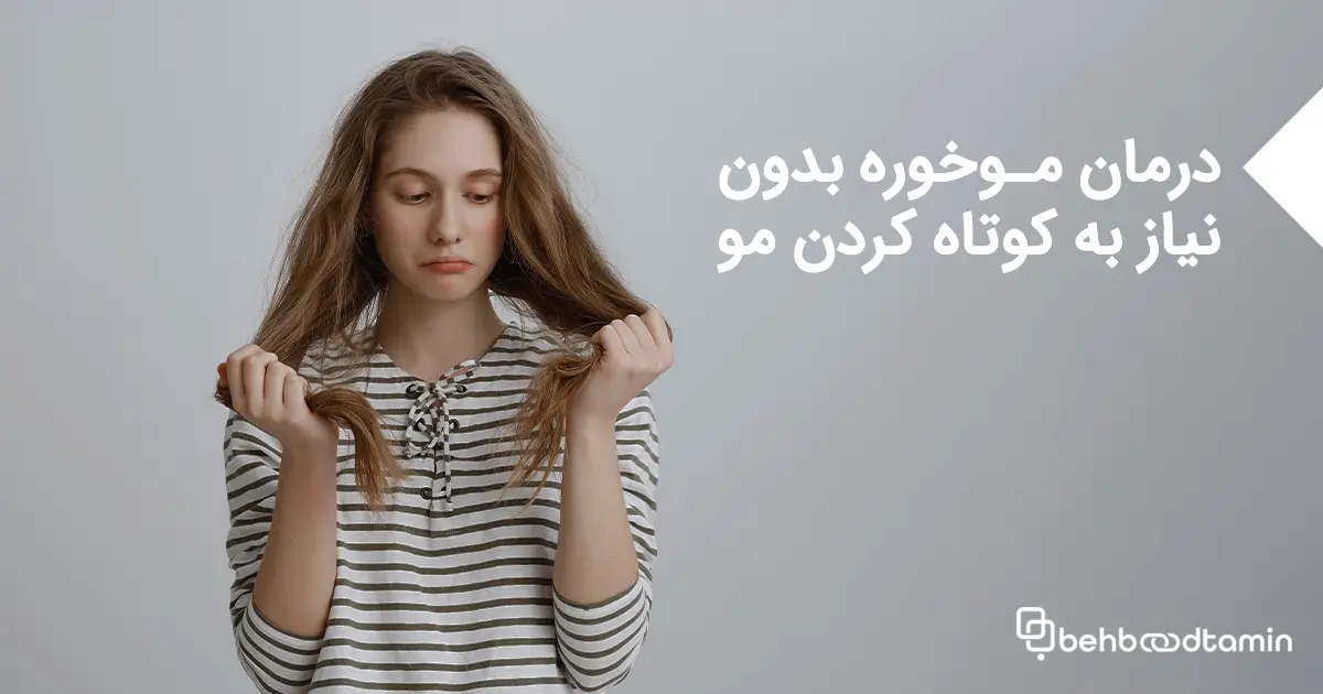 درمان موخوره بدون نیاز به کوتاه کردن مو