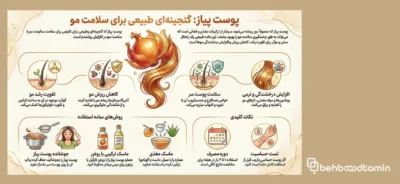 روش استفاده پوست پیاز برای مو
