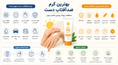 بهترین کرم ضدآفتاب دست چه ویژگیهایی دارد؟